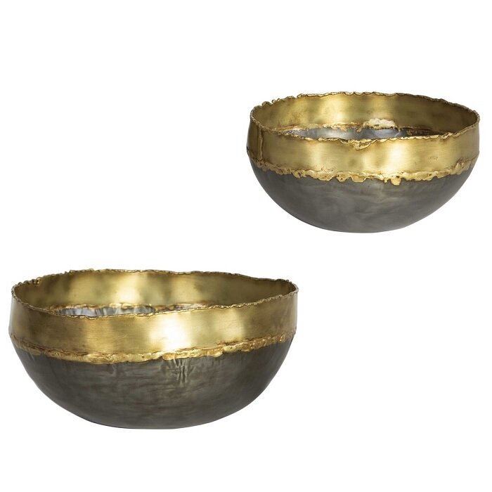 ALMOST ROUND BOWLS, S/2