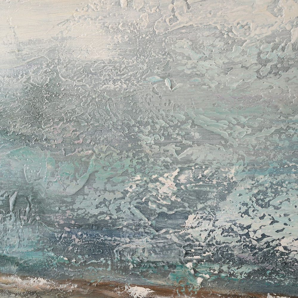 FOGGY MORNING HAND PAINTED CANVAS