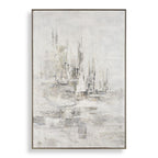 HOURS IN SILENCE HAND PAINTED CANVAS