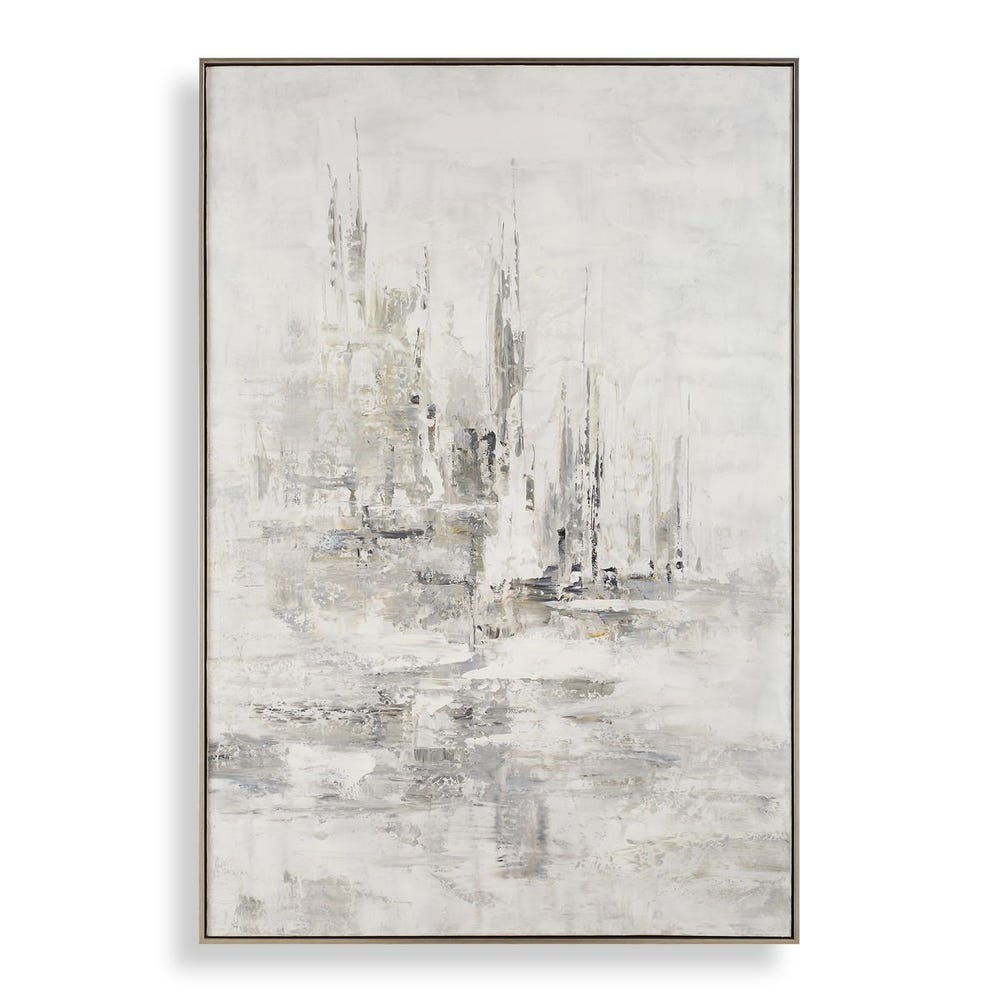HOURS IN SILENCE HAND PAINTED CANVAS