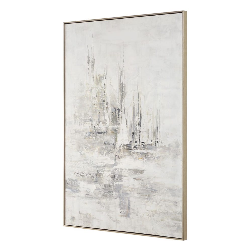 HOURS IN SILENCE HAND PAINTED CANVAS