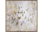 GOLDEN RAINDROPS HAND PAINTED CANVAS