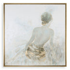 GOLD HIGHLIGHTS HAND PAINTED CANVAS