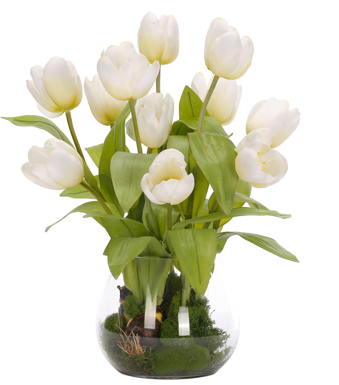 Tulip, Faux Moss Garden