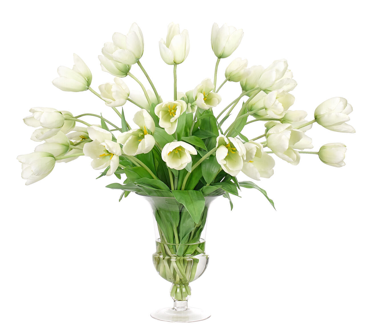 White Tulips, Faux, Watergarden