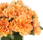 Mum Dahlia, Faux Moss Garden