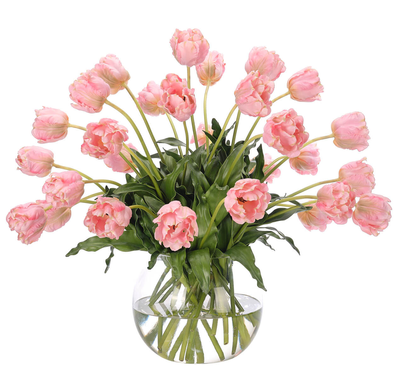 Pink Tulip, Faux Watergarden
