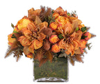 Dahlia Peony, Faux Moss Garden