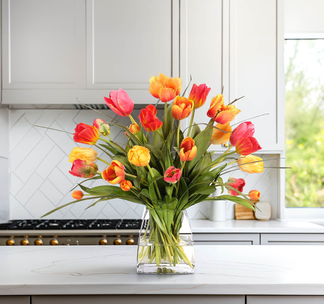 Tulip, Faux Watergarden