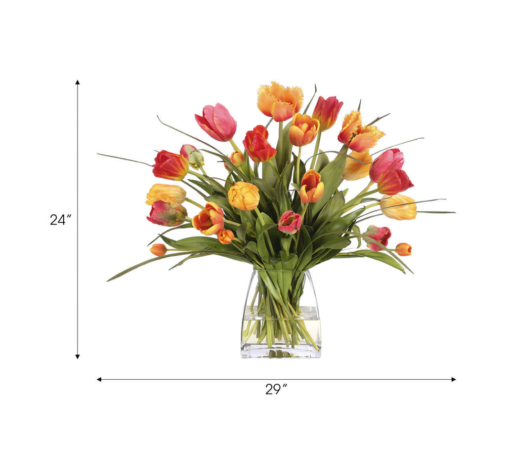 Tulip, Faux Watergarden