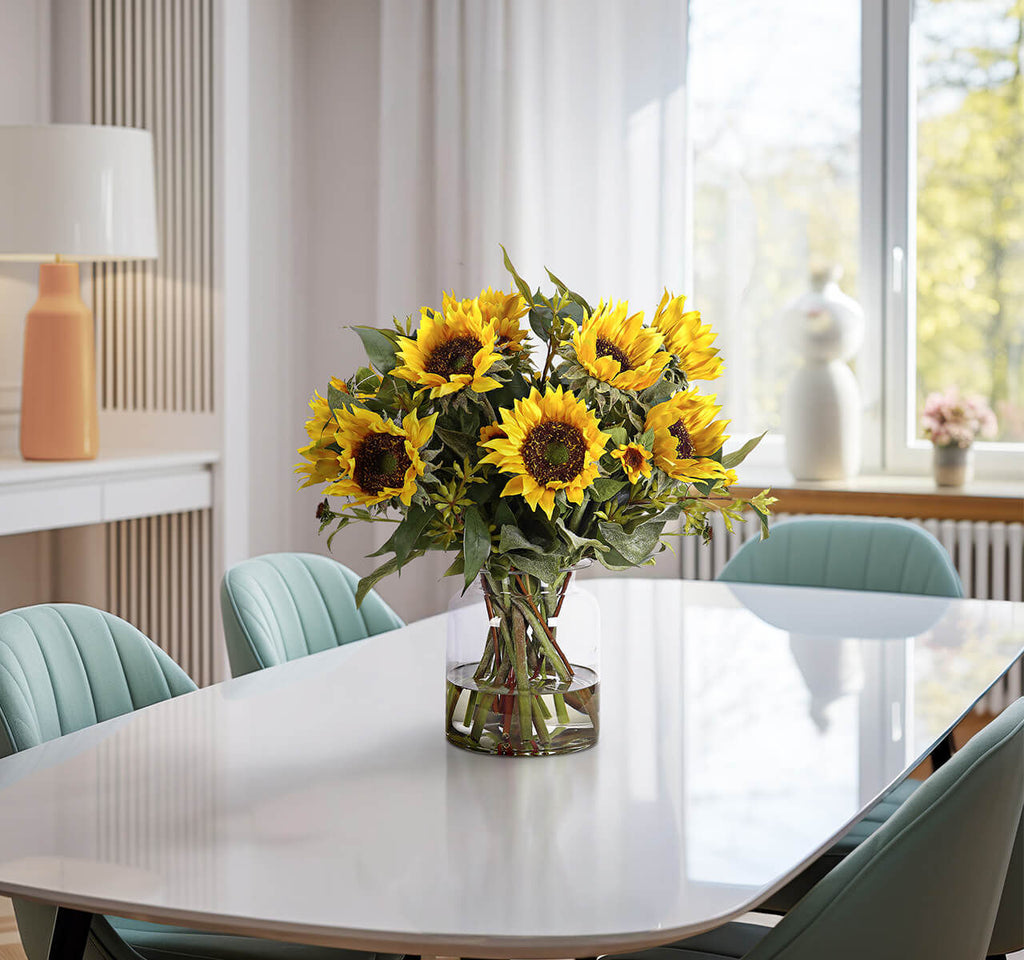 Sunflower, Faux Watergarden