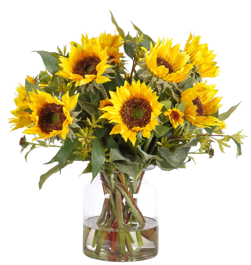 Sunflower, Faux Watergarden