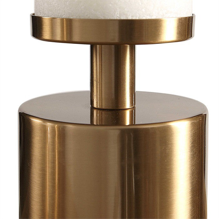 KAMDYN CANDLE,BRASS,S/4
