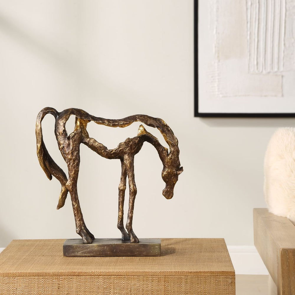 OPENLY GRAZING,SCULPTURE