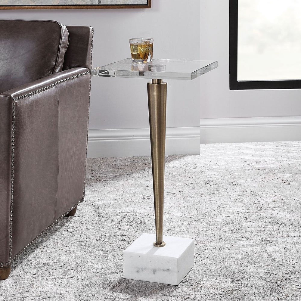 CAMPERIO DRINK TABLE, BRASS