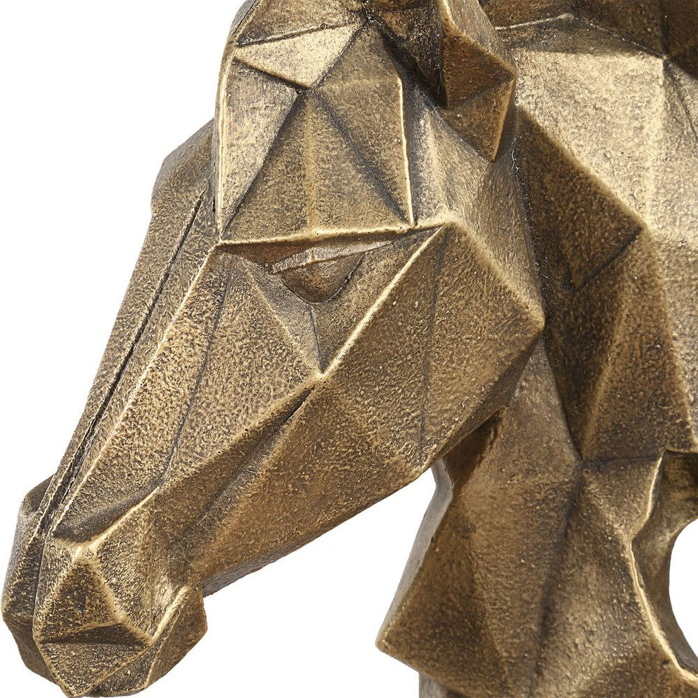 CHISELEND HORSE BUST,SCULPTURE