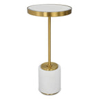 LAURIER DRINK TABLE,WHITE
