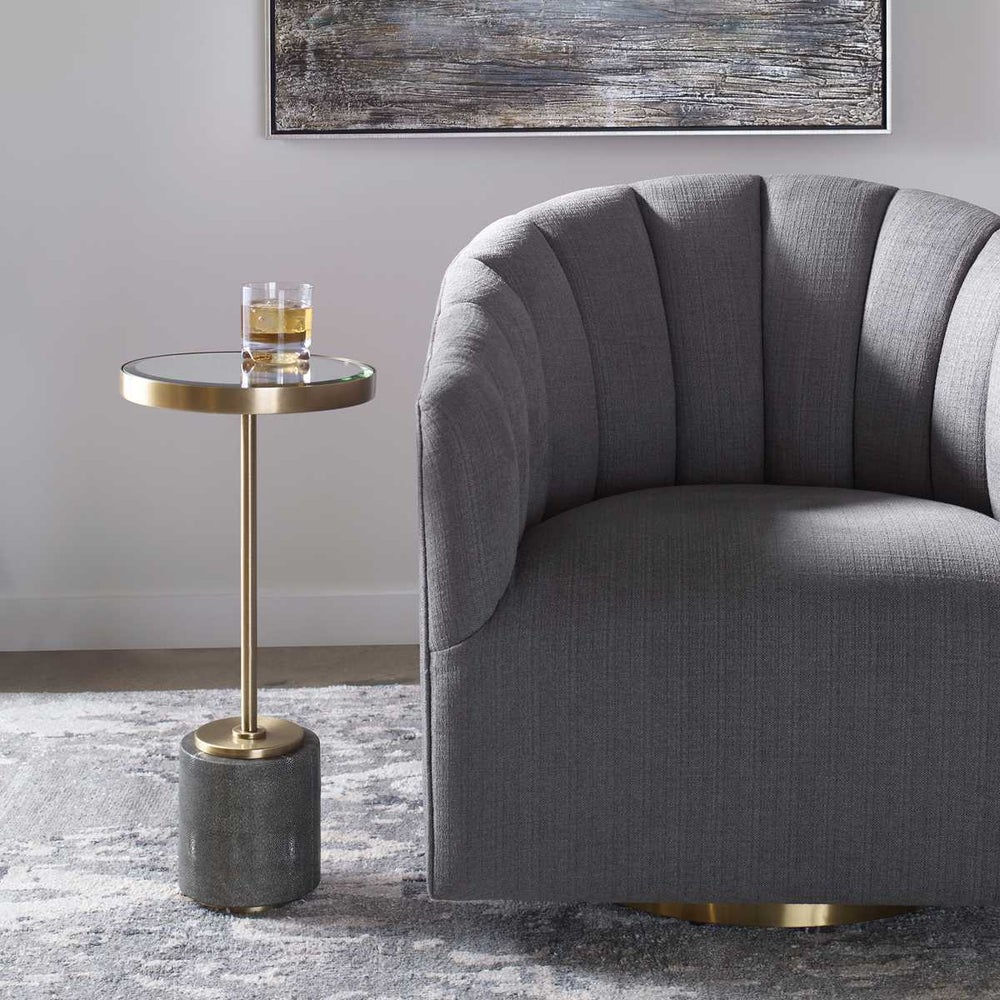 LAURIER DRINK TABLE,GRAY
