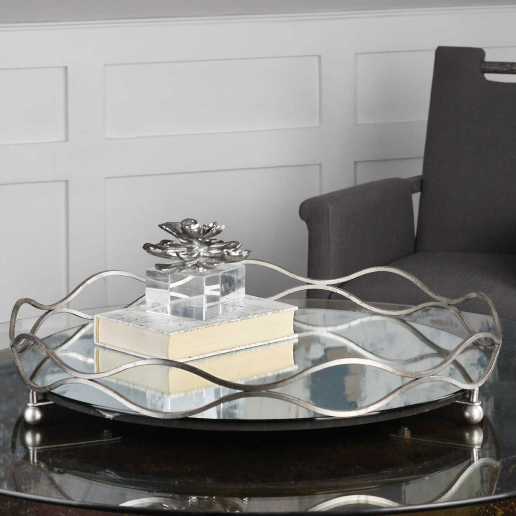 HIPPODROME TRAY - ARABESCATO MARBLE