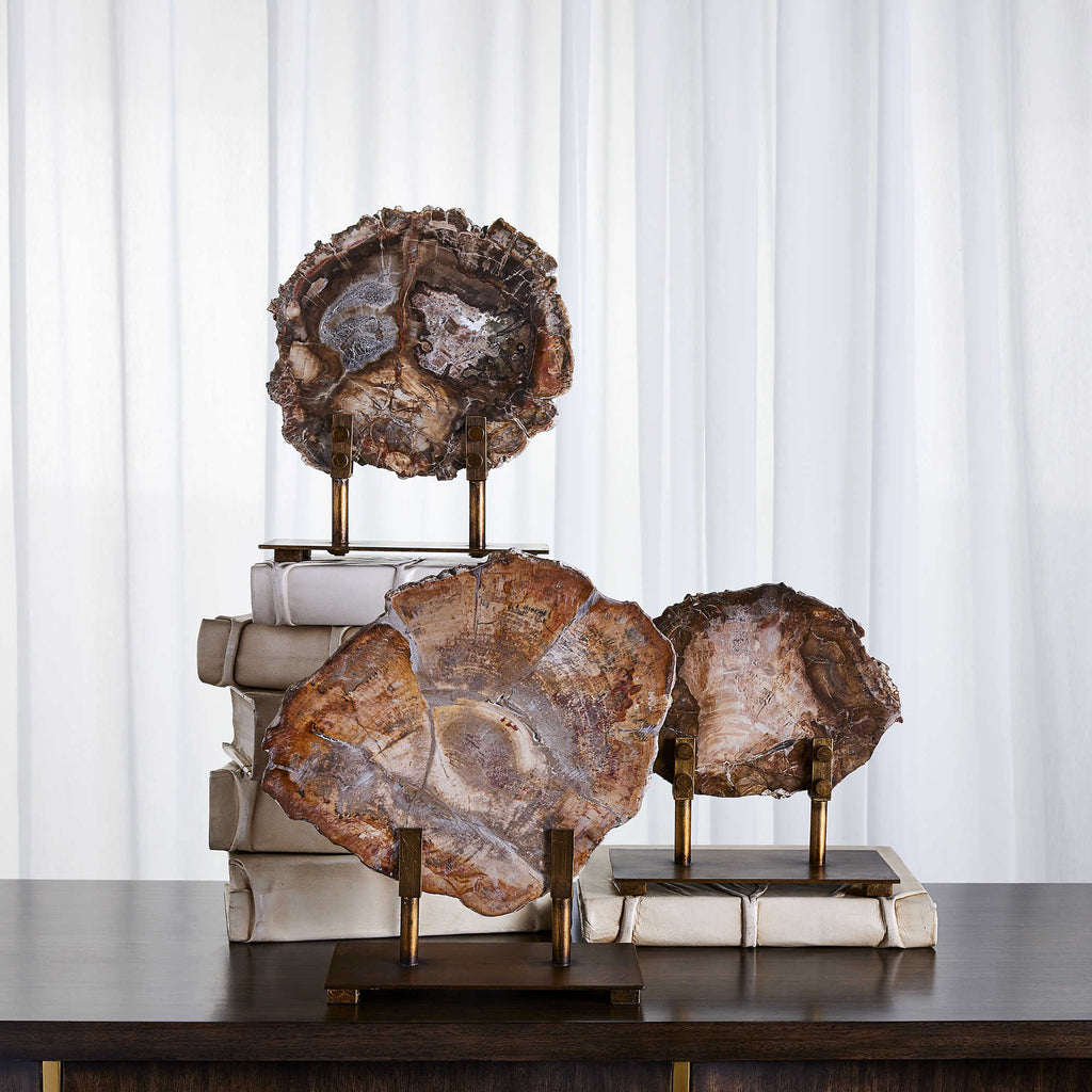 PETRIFIED WOOD SCULPTURE