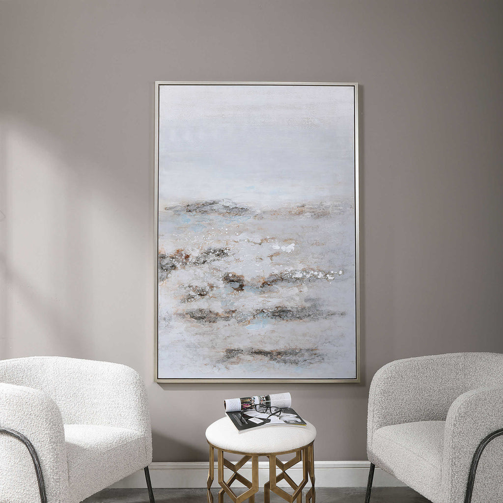 OPEN PLAIN HAND PAINTED CANVAS