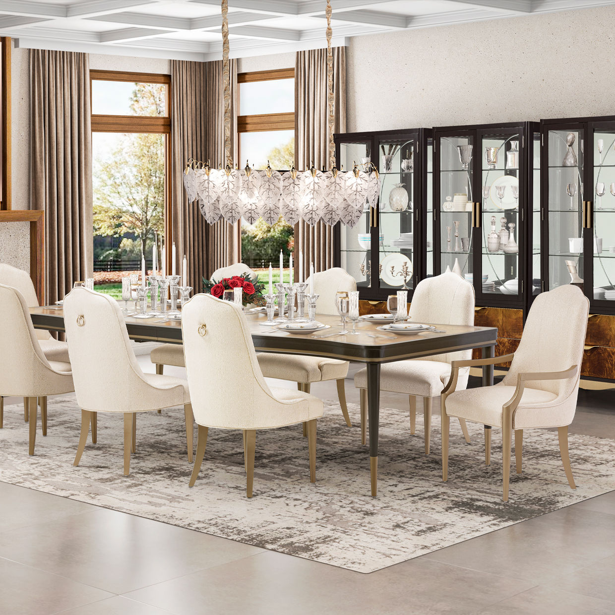 AUTUMNRECTANGULAR LIGHT CHANDELIER
