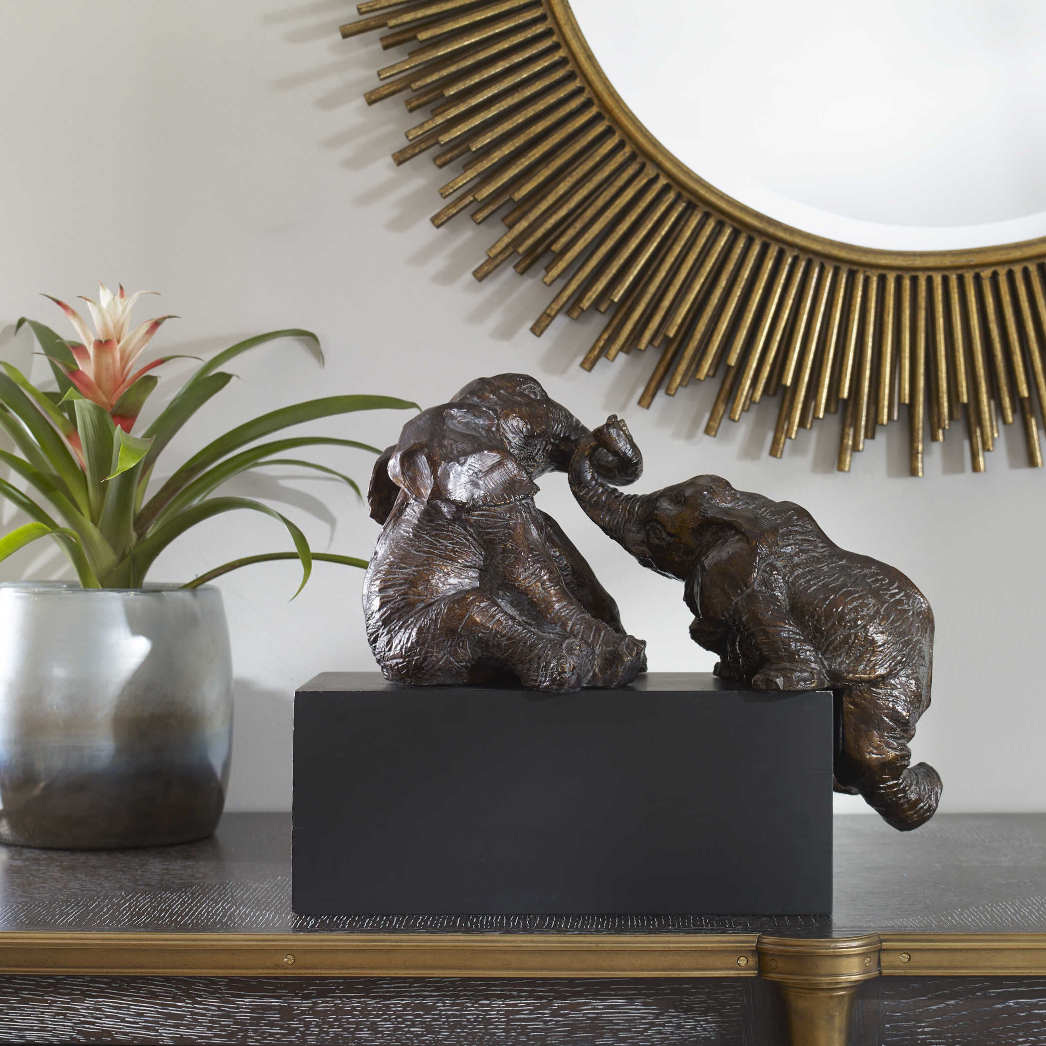 PLAYFUL PACHYDERMS FIGURINE