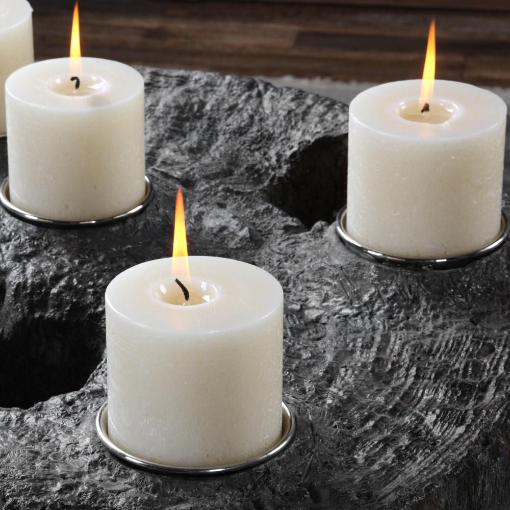 ELWIN TREE TRUNK CANDLEHOLDER