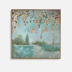 PEACEFUL HAND PAINTED CANVAS