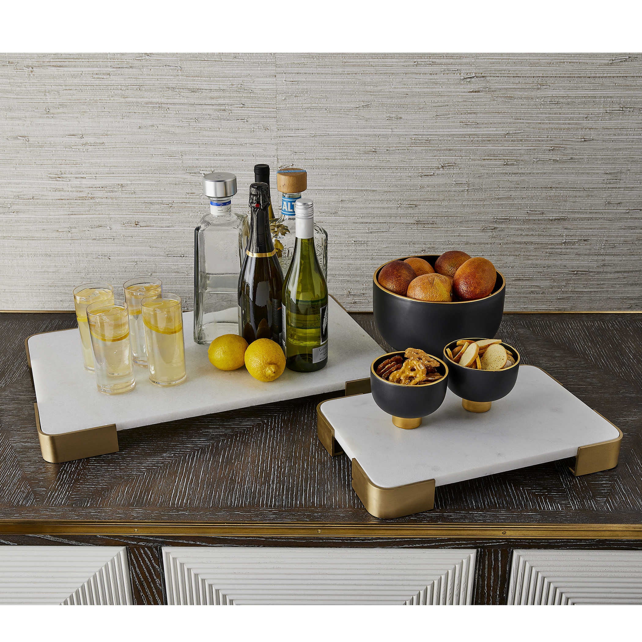OFFERING BOWLS - BLACK, S/2