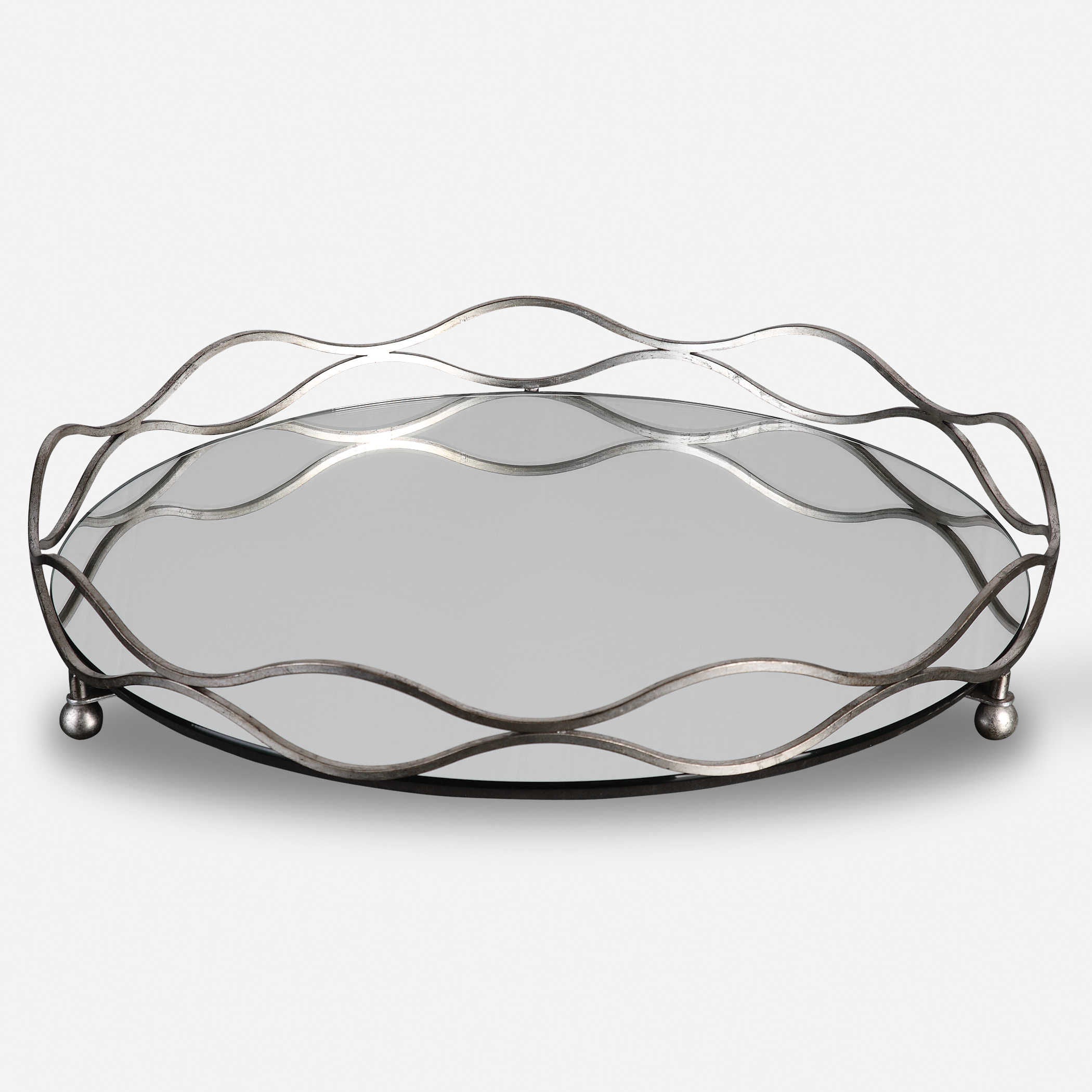HIPPODROME TRAY - ARABESCATO MARBLE