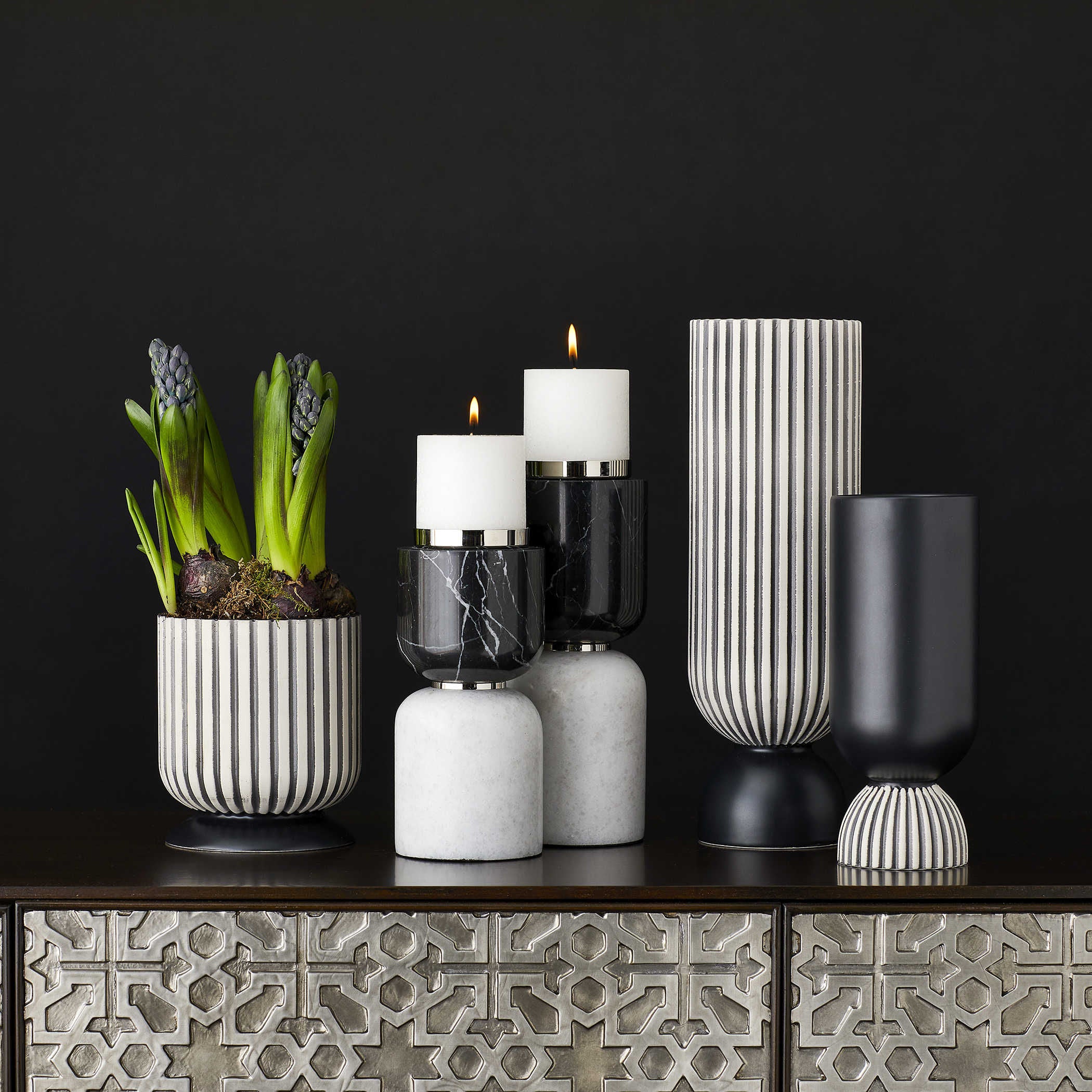 CHANNELED VASES