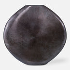 GRETCHEN VASE, BLACK NICKEL