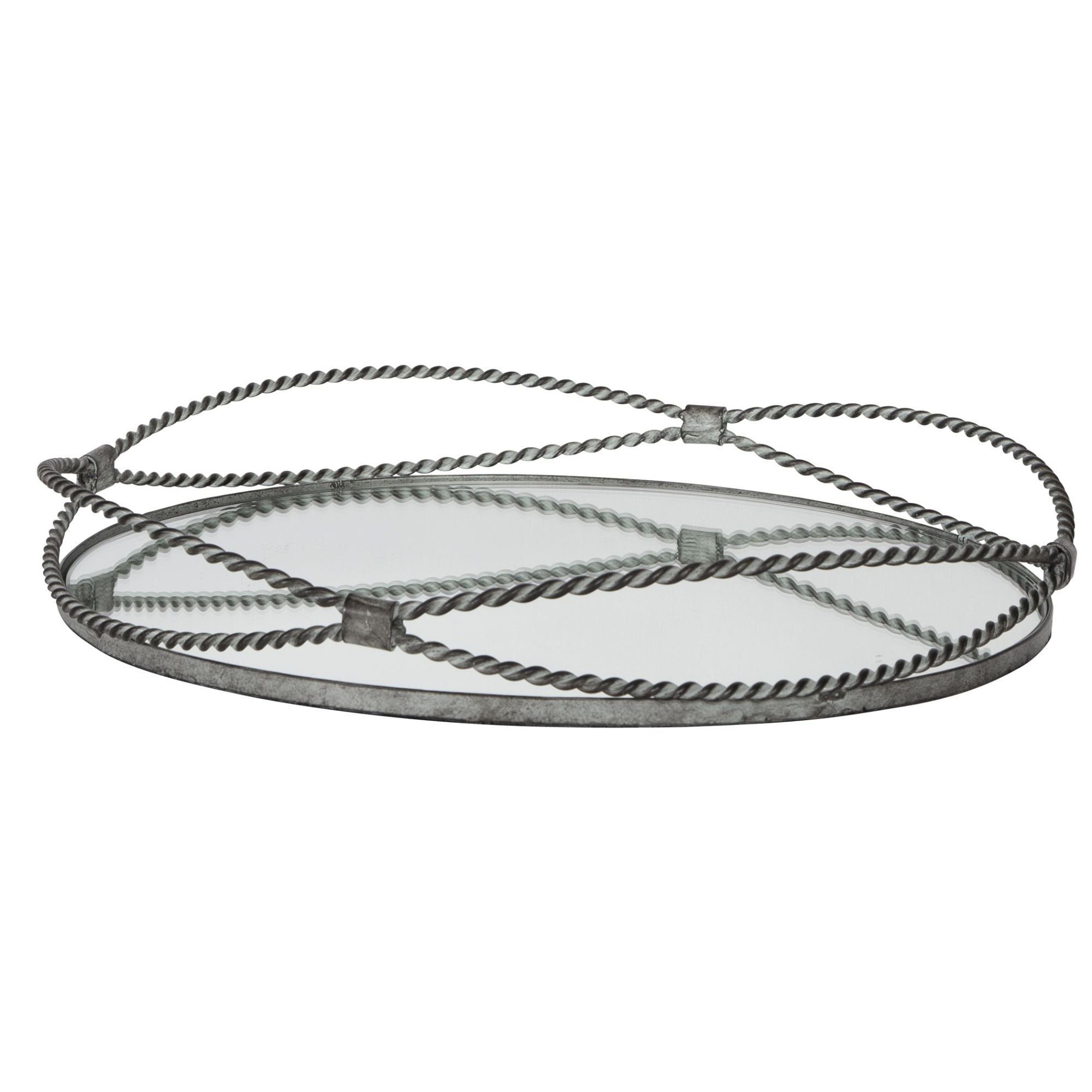 WIDE IRON DECORATIVE TRAY