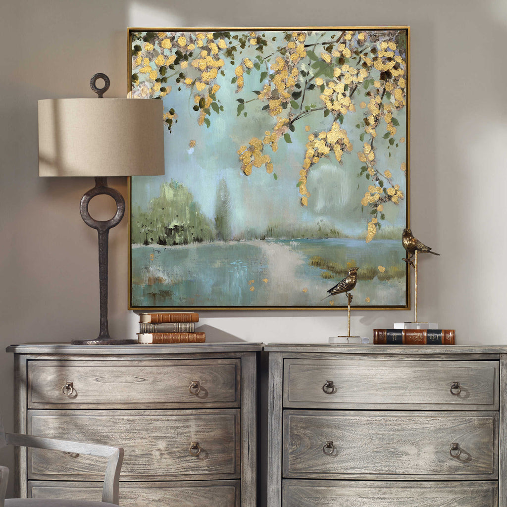 PEACEFUL HAND PAINTED CANVAS
