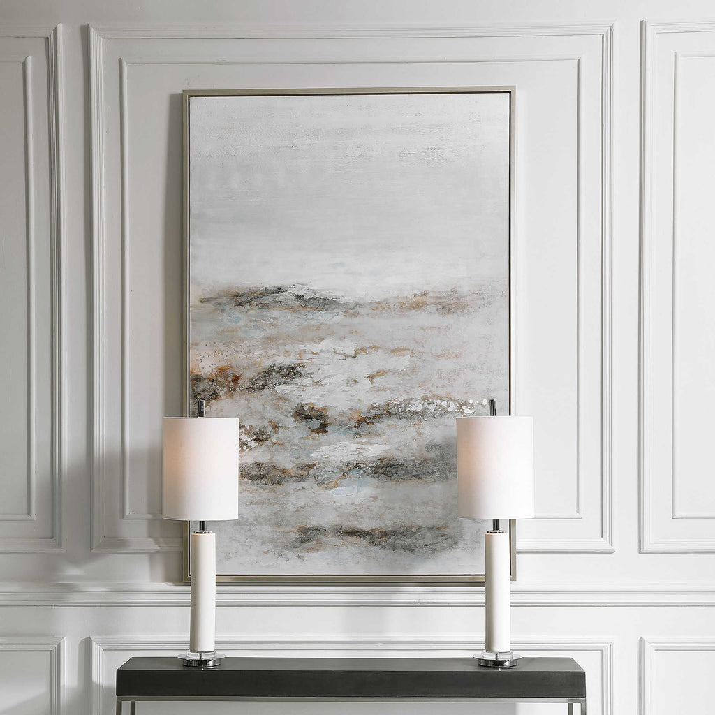 OPEN PLAIN HAND PAINTED CANVAS
