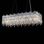 ROYAL CROWN RECT.12 LIGHT CHANDELIER