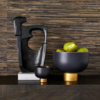 OFFERING BOWLS - BLACK, S/2