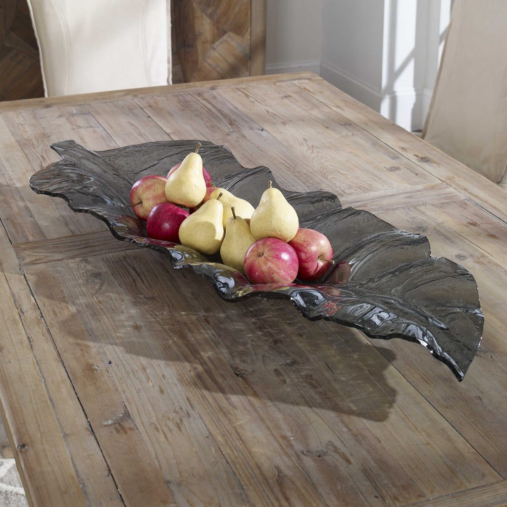 SMOKED LEAF TRAY