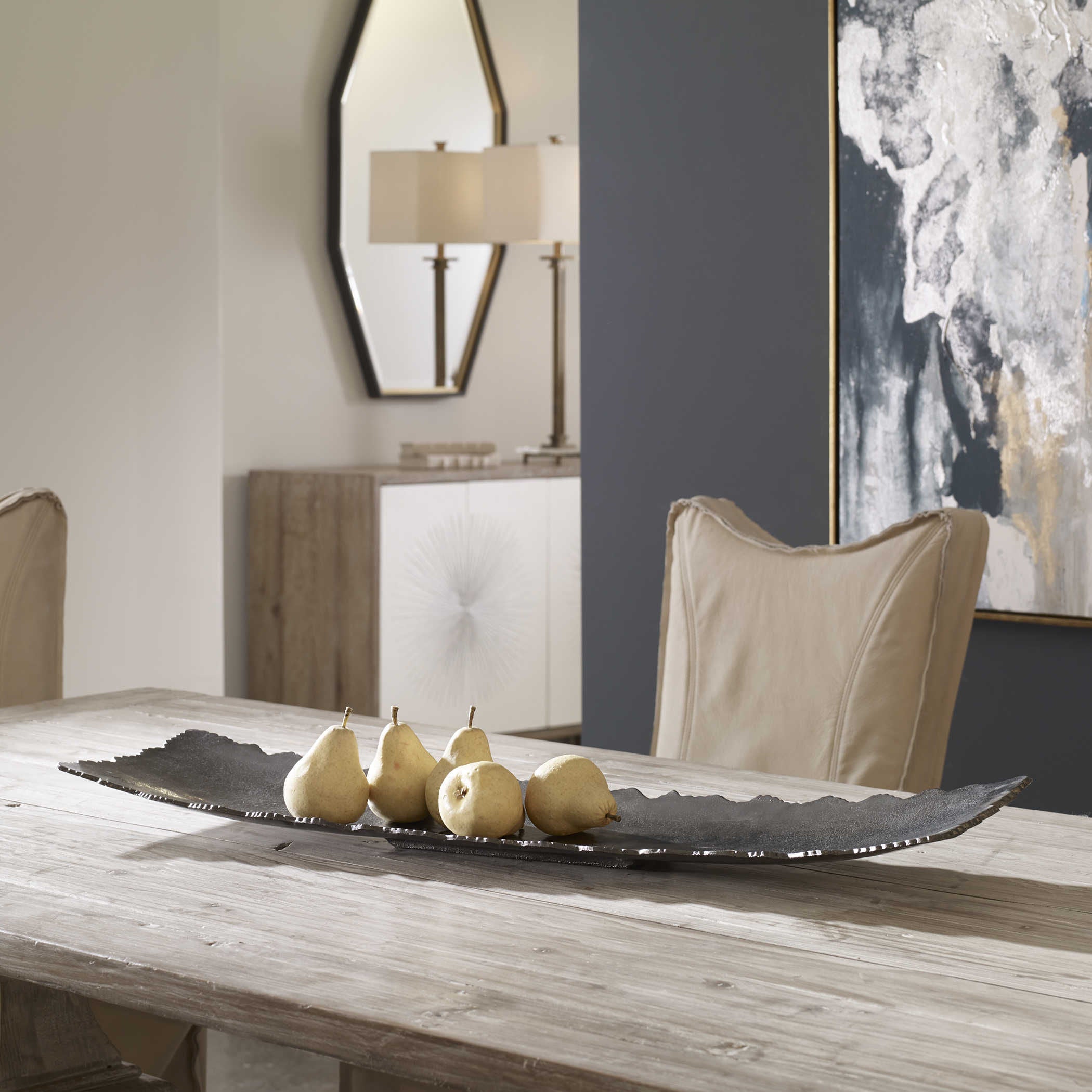 CAMILLA TRAY, NICKEL