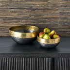 ALMOST ROUND BOWLS, S/2
