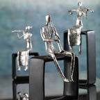 MUSICAL ENSEMBLE FIGURINES, S/3