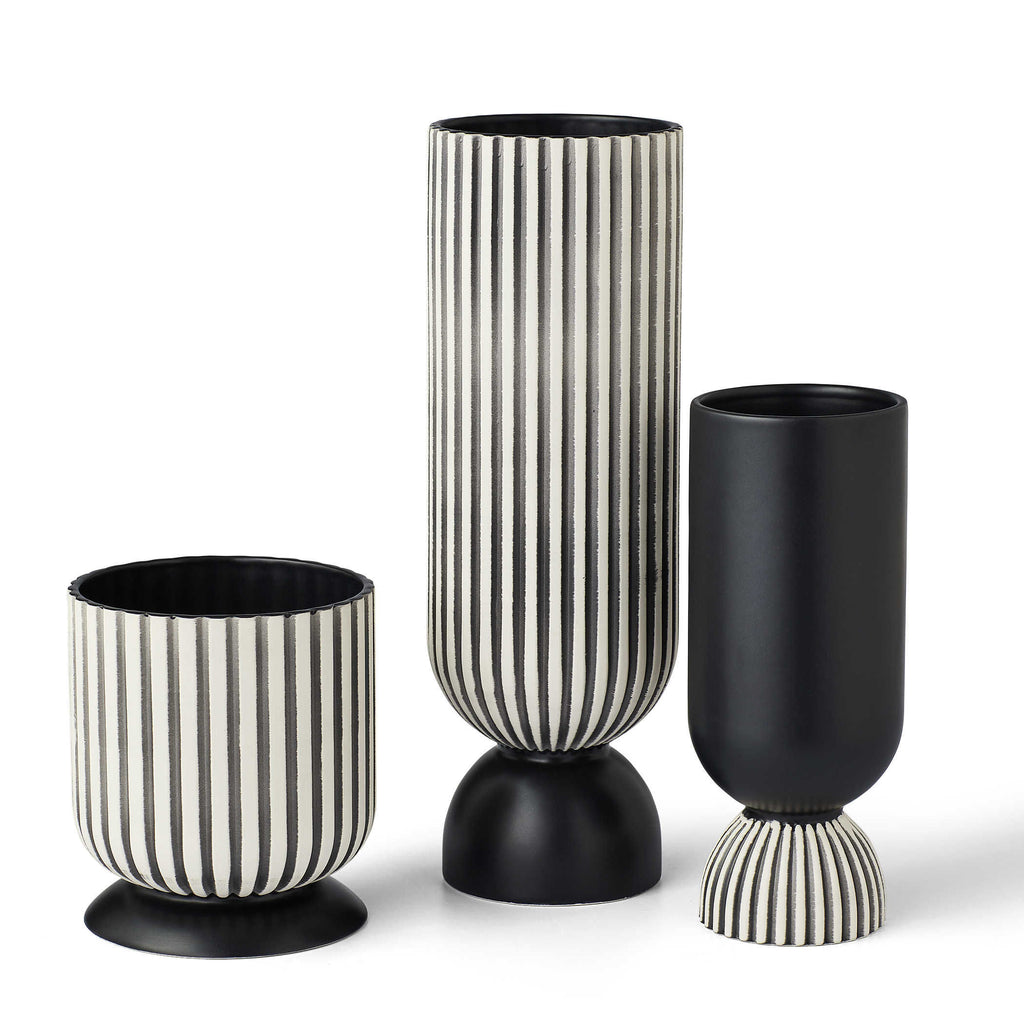 CHANNELED VASES