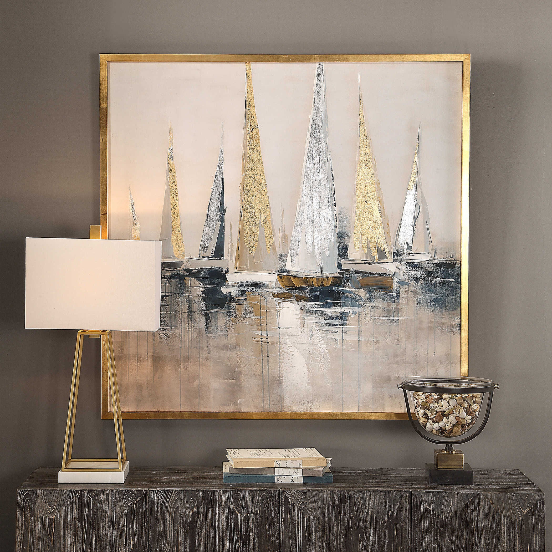 REGATTA HAND PAINTED CANVAS