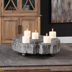 ELWIN TREE TRUNK CANDLEHOLDER
