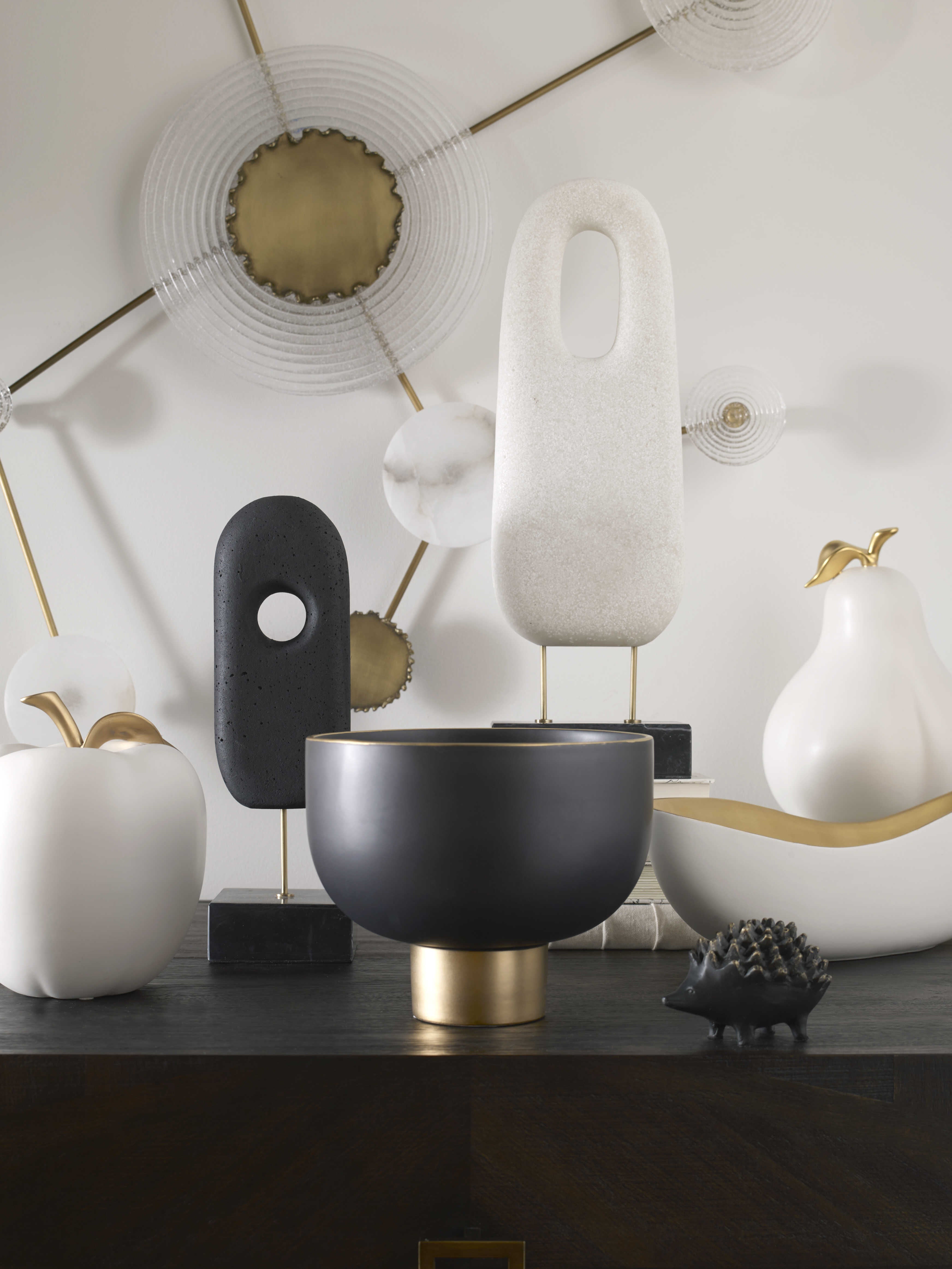 OFFERING BOWLS - BLACK, S/2