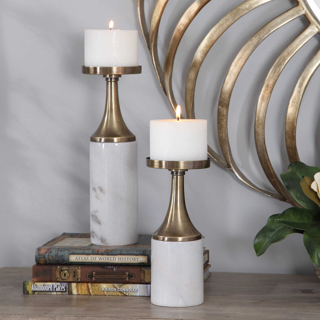 CASTIEL CANDLEHOLDERS, S/2