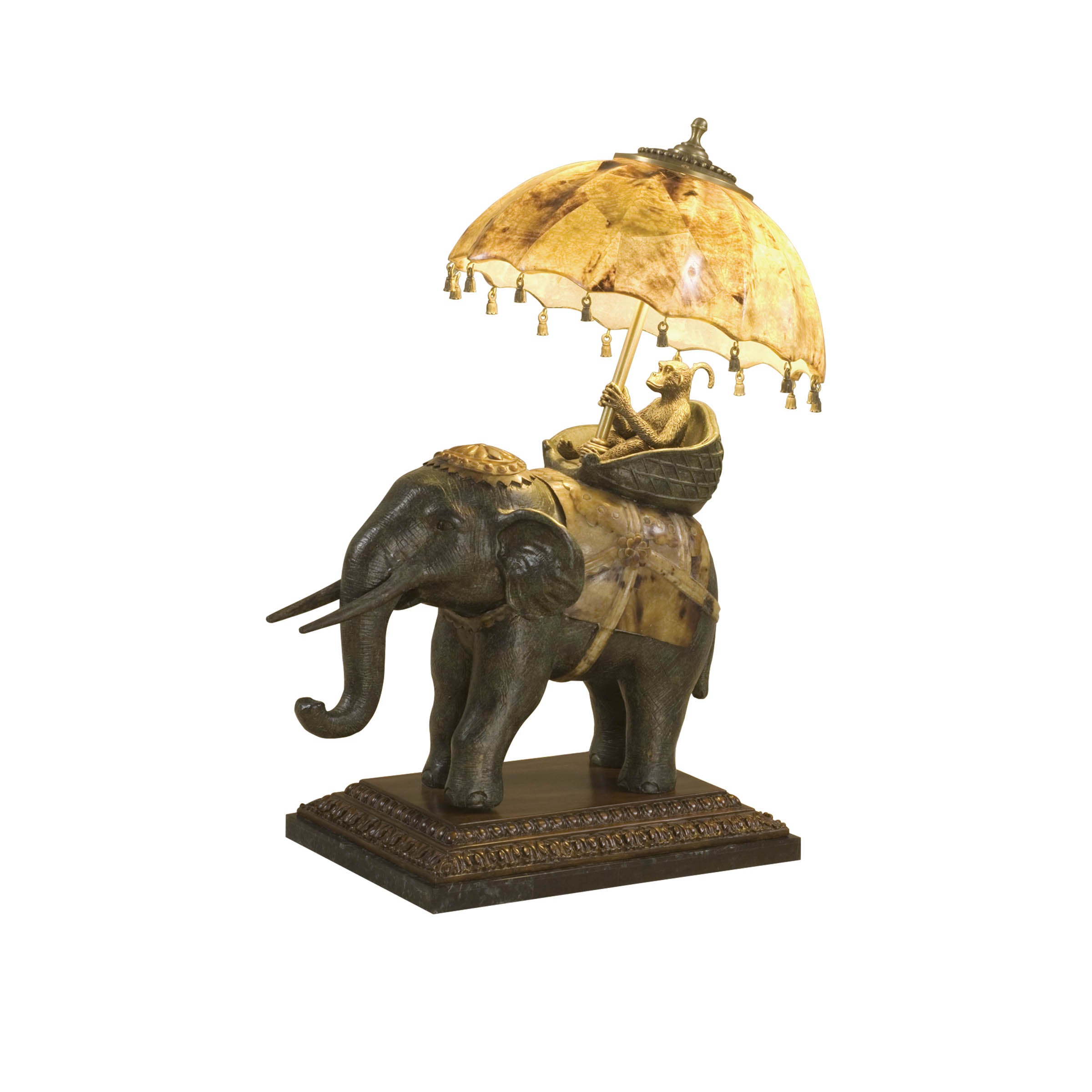 ELEPHANT RIDE TABLE LAMP