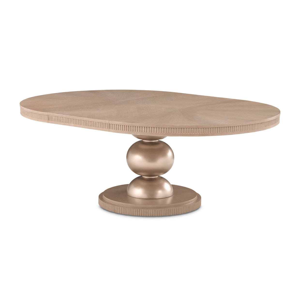 WEST KENG.CARAMEL OVAL TABLE
