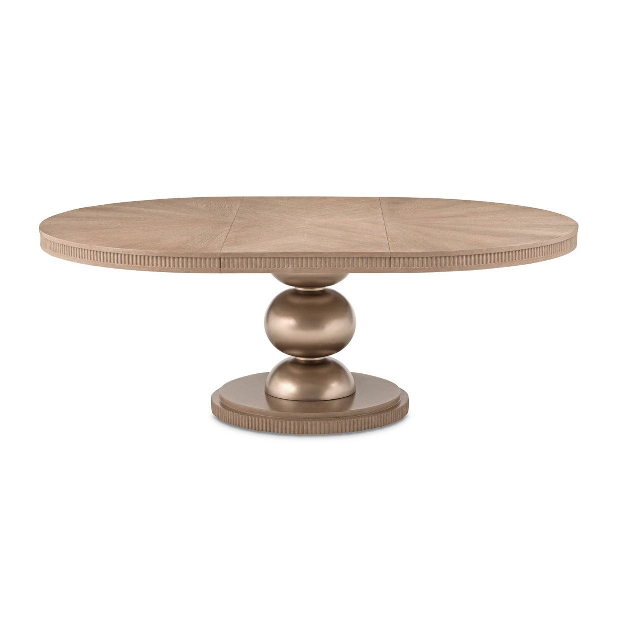 WEST KENG.CARAMEL OVAL TABLE